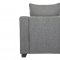 U9196 Sofa & Loveseat Set in Gray Chenille by Global w/Options