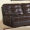 Leather Italia Tobacco Dalton Motion Sofa & Loveseat w/Options