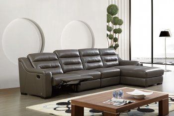 Ludlow Motion Sectional Sofa in Elephant Gray by Beverly Hills [BHSS-Ludlow Elephant Gray]