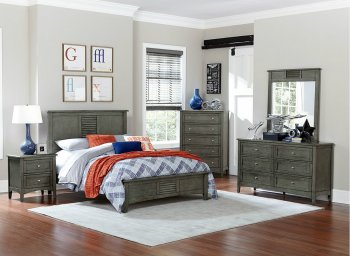 Garcia Bedroom 2046 5Pc Set in Gray by Homelegance w/Options [HEBS-2046-Garcia]