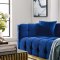 Vivacious Sofa in Navy Velvet Fabric by Modway