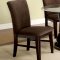 CM3773T Atwood I 5Pc Dinette Set in Dark Walnut w/Glass Top