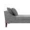 550947 Bench in Grey Fabric by Coaster