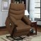 Elevated Power Lift Chair 9769BR in Microfiber by Homelegance