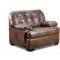 Saturo Sofa 55775 in Brown Top Grain Leather Match by Acme