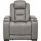 Man-Den Power Motion Sofa 85305 in Gray by Ashley w/Options