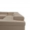 2119 Sectional Sofa in Beige Leather by ESF