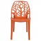 Cornelia Set of 4 Dining Chairs C18SOR in Orange by LeisureMod