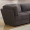 Mercedez Sectional Sofa in Charcoal Fabric by ESF