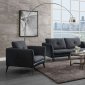 Harun Sofa & Loveseat Set 51490 in Gray Fabric by Acme w/Options