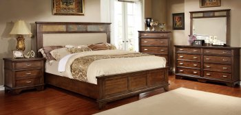 CM7985 Alcazar Bedroom in Brown Cherry w/Options [FABS-CM7985 Alcazar]