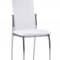 D475DT Dining Set 5Pc w/Black or White Chairs by Global