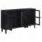 Sylvia Accent Cabinet 950780 in Black w/Glass Doors by Coaster