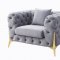 Jelanea Sofa LV01406 Gray Velvet by Acme w/Options