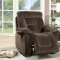 Bloomington CM6129BR Reclining Sofa in Brown Fabric w/Options