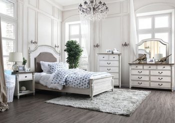 Reviews: Hesperia 5Pc Bedroom Set CM7441 in Antique White w/Options