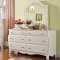 Sugar Youth Bedroom 4Pc Set CM7884IV in Ivory Leatherette