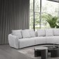 Hamilton Sectional Sofa in Boucle Fabric by J&M