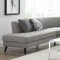 Pearshall Sectional Sofa 506627 in Grey by Coaster w/Options