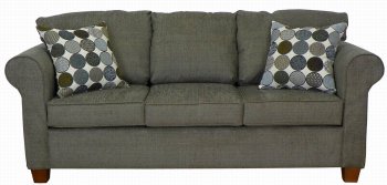 Grey Fabric Modern Sofa & Loveseat Set w/Options [PMS-4400-Grey]