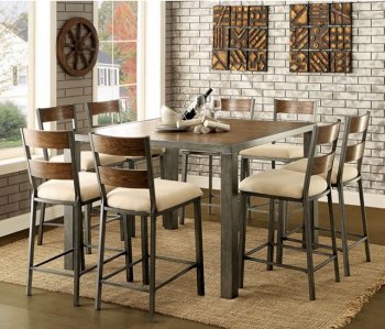 Jazlyn II CM3686PT 5Pc Counter Height Dinette Set w/Options [FADS-CM3686PT-Jazlyn II]