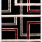 Modern C8001 Black Area Rug