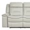 Darwan Recliner Sofa 9999GY in Light Gray by Homelegance