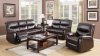 7282 Reclining Sofa in Espresso Faux Leather w/Options