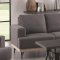 Kester Sofa 509187 in Charcoal Fabric by Coaster w/Options