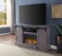 Admon TV Stand w/Fireplace 91618 in Gray Oak by Acme