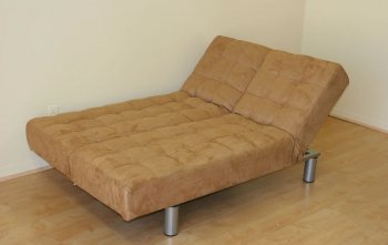 Camel, Beige, Chocolate or Pumpkin Microfiber Modern Sofa Bed [JMSB-503 Camel MF]