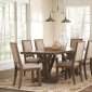 Bridgeport Dining Table 105521 in Acacia by Coaster w/Options