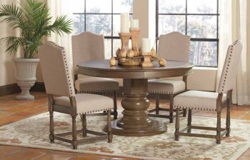 Willem Dining Table & 4 Side Chairs 106081 by Coaster w/Options [CRDS-106081 Willem]