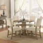 Veltry Dining Set 5Pc 5328-45RD Weathered by Homelegance