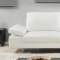 GIA Sofa in White Leather by At Home USA w/Options