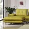 MB-1508 Sectional Sofa in Green Fabric by Grako