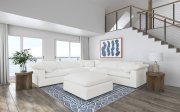 Raleigh Sectional Sofa 551751 Ivory Boucle by Coaster w/Options