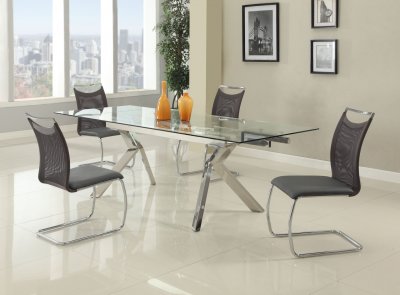 Ella Dining Table 5Pc Set - Nadine Chairs by Chintaly