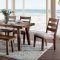 Signe 5Pc Dining Room Set CM3346 in Light Oak w/Options