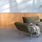 Zeal Daybed in Dark Gray Fabric by Innovation w/Metal Legs