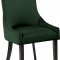 Demi Dining Chair 723 Set of 2 Green Velvet Fabric by Meridian