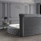 Luxus Velvet Bed in Grey by Meridian w/Options