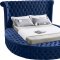 Luxus Velvet Bed in Navy by Meridian w/Options