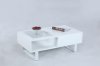 3511 Coffee Table 3Pc Set in White by Chintaly