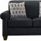 Gideon Sofa & Loveseat Set 506404 in Graphite Fabric by Coaster