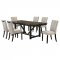 Malia Dining Set 5Pc 122341 in Oak & Black by Coaster w/Options