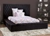 Davida Bed CM7897BK in Black Flannelette w/Options