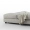 Vasto Sectional Sofa in Light Fabric by VIG