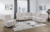 U6066 Modular Power Motion Sectional Sofa in Cream by Global