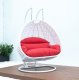 Wicker Hanging Double Egg Swing Chair ESCW-57R by LeisureMod